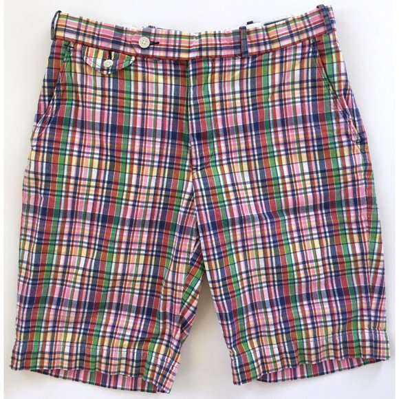 Ralph Lauren Shorts Ralph Lauren Polo Pink Green Plaid Casual